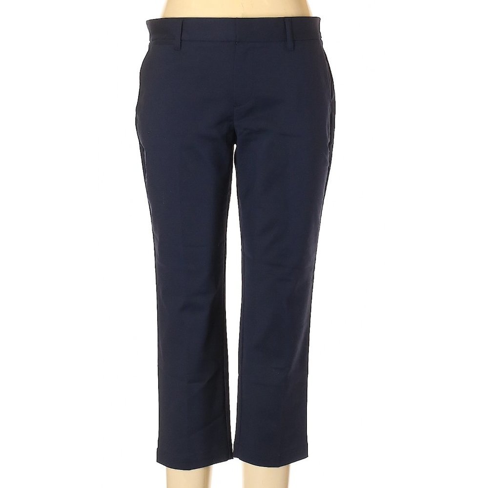 Gap Site 10 (Petite) Navy Blue Cropped Dress Pants